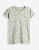 Tricou - Imprimeu allover - Verde