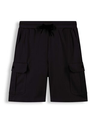 Cargoshorts - Piqu&eacute; - schwarz