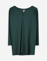 Blusenshirt - Viskose-Anteil - dunkelgrün