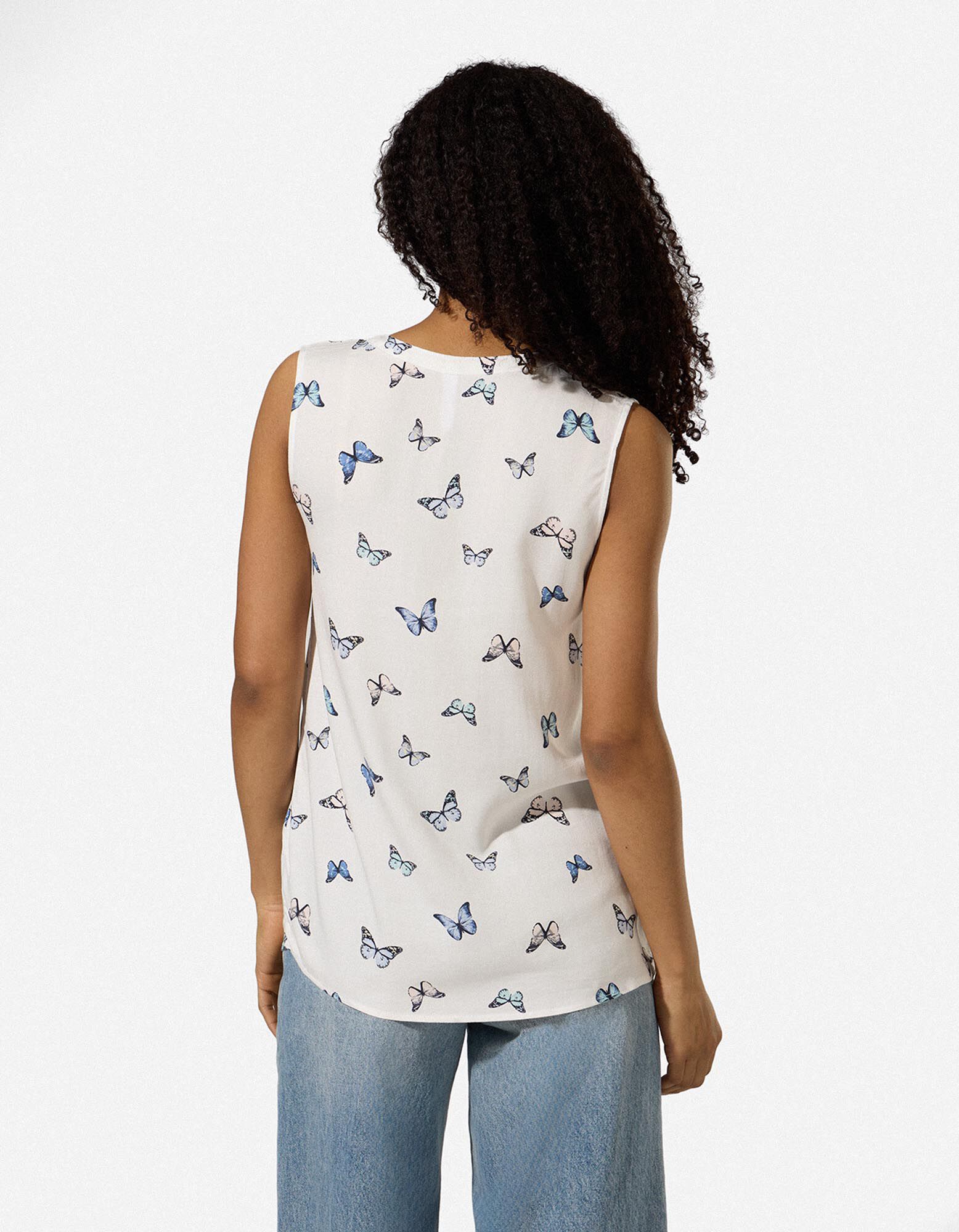 blousetop - Print all-over - Off-White