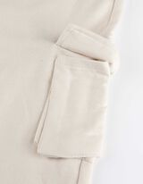 Pantaloni jogging - Buzunare patch - Bej