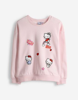Meleg&iacute;tőfelső - Hello Kitty - rozsaszin