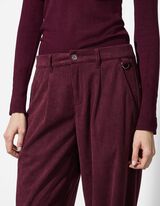 Nadrág - Kordbársony - sotetlila