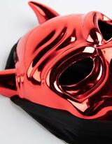 Maske - Halloween - rot