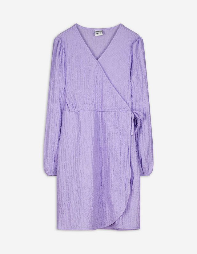 Jurk - Wikkellook - lila