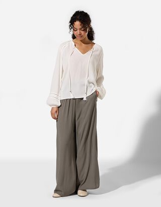 Culotte - Wide fit - groen