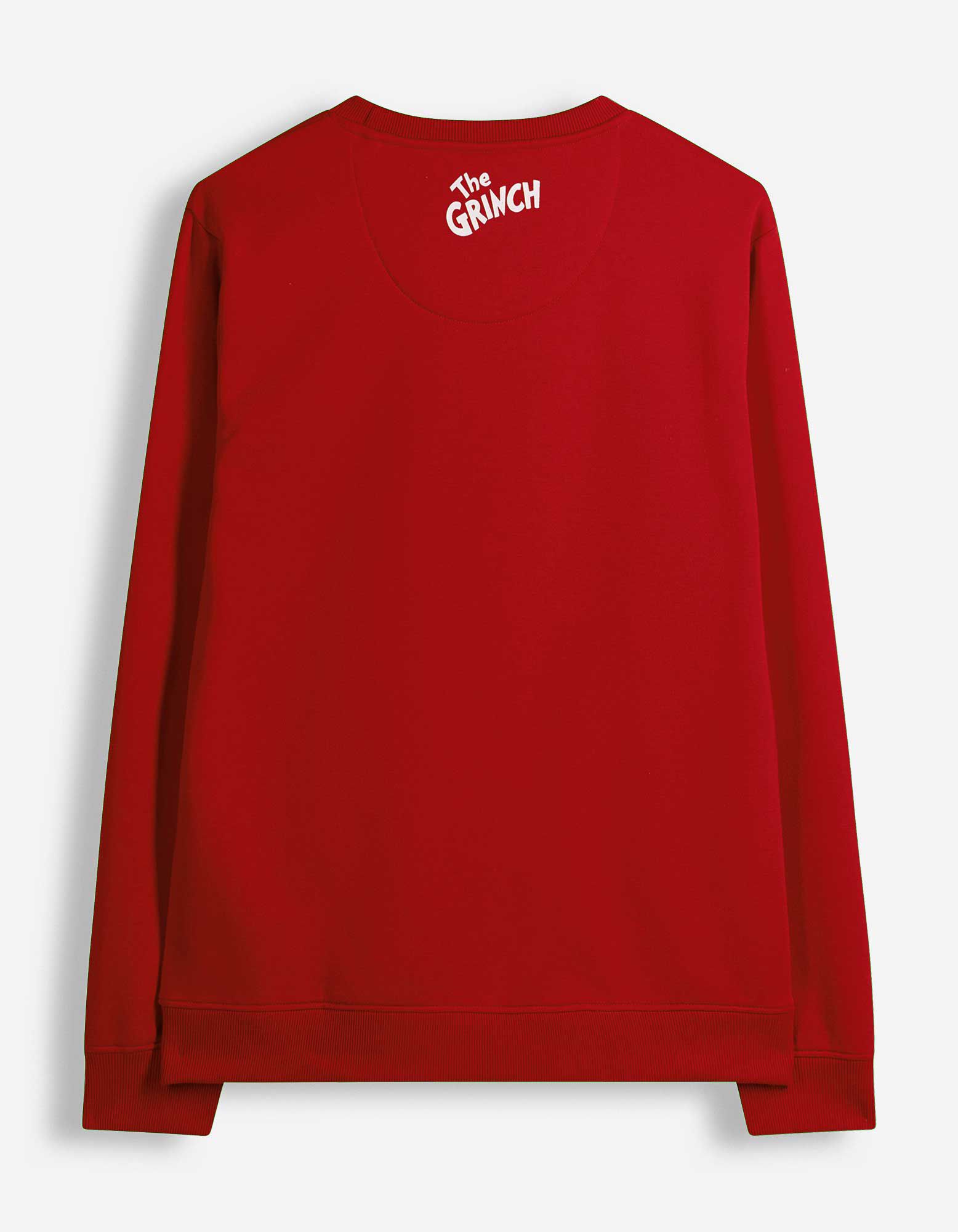 Sweatshirt - Grinch - Rot
