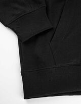 Sweatjacke - Oversized Fit - schwarz