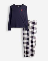 Ensemble pyjama (T-shirt et pantalon) - Motif all-over - multicolore
