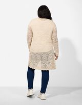 Cardigan - Lochspitze - beige