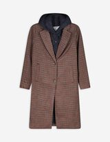 Palton - Double-Layer-Look - Bej