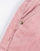 Cordhose - Glitzerprint - rosa