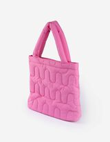 Schultertasche - Wattierung - pink