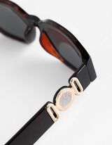 Sončna očala - koničast - svetlo rjava