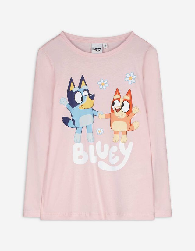 Pikkade varrukatega särk - Bluey - roosa