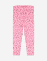 Leggings - Allover-Print - pink