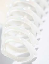 Ukras za kosu - Jednobojno - bijela