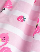 Haljina - Print - ruzicasta