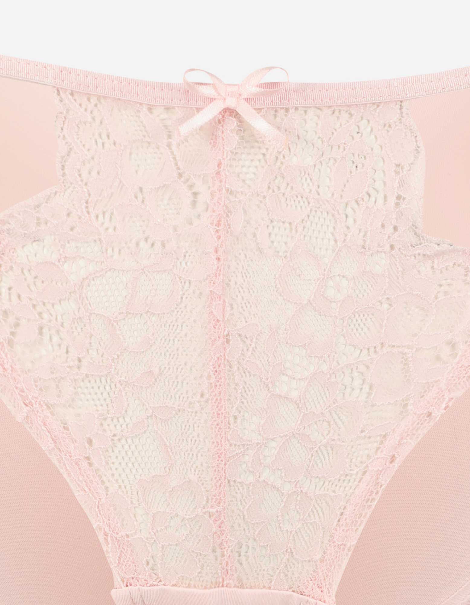 Slip - Met kant - roze