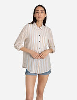 bluzka koszulowa - Oversized Fit - bez