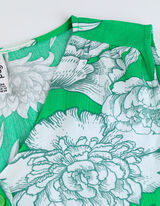 Haut en dentelle - Détail noué - Vert