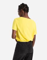 Bluza - Izgled na preklop - svetlo-zuta