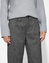 Kelnės - Platūs - tamsiai pilkas