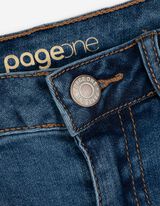 Džíny - Balonový střih - modra