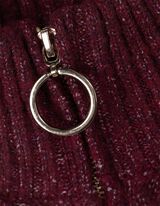 Troyer - Strick - dunkellila