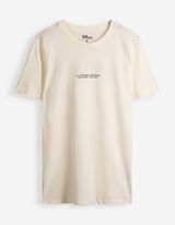 T-Shirt - einfarbig - Off-White