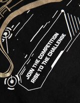 Felpa con cappuccio - Stampa - nero