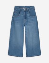 Pantaloni culotte - Vita alta - blu
