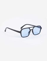 Sonnenbrille - eckig - schwarz