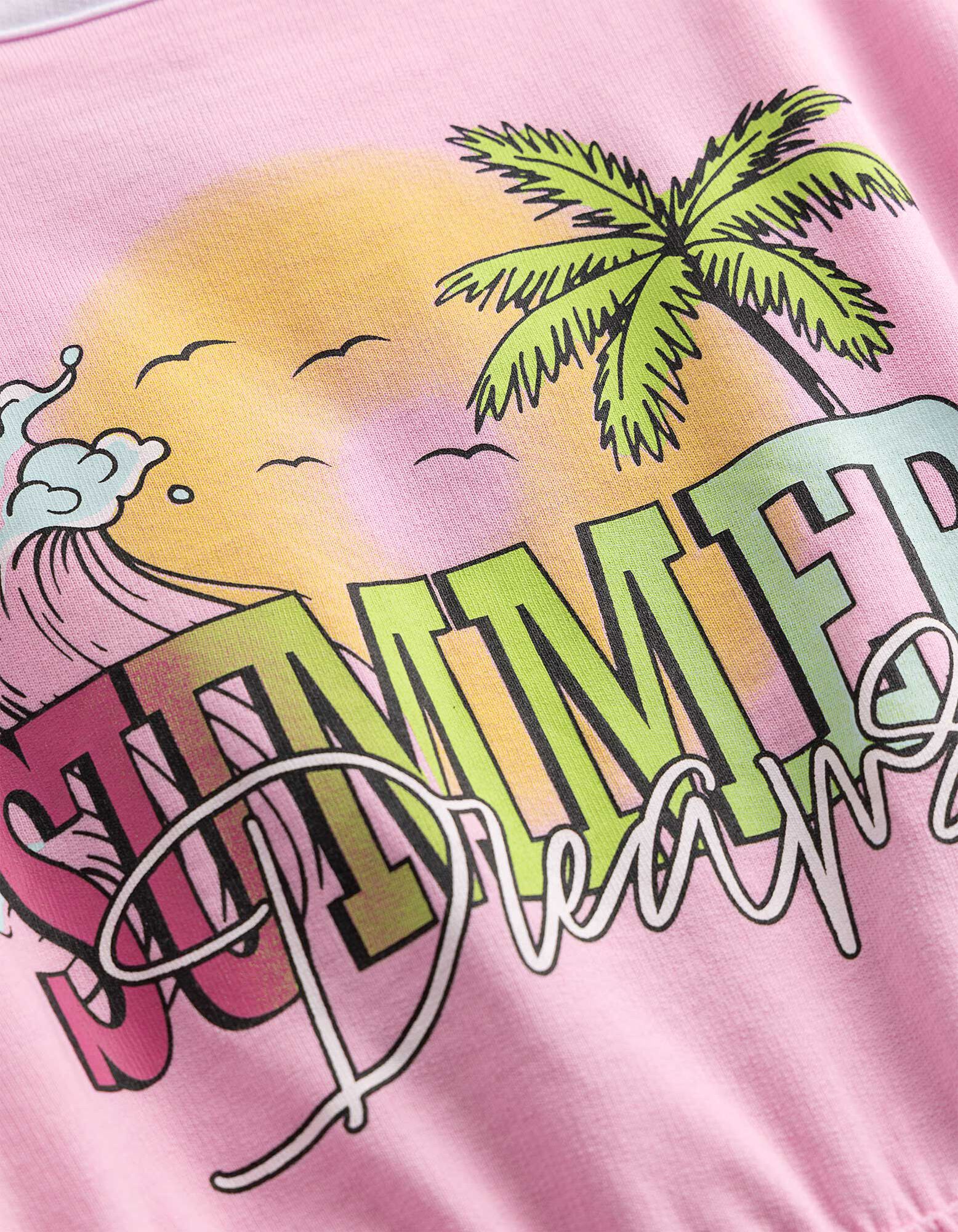 Jumpsuit - Print - Pink
