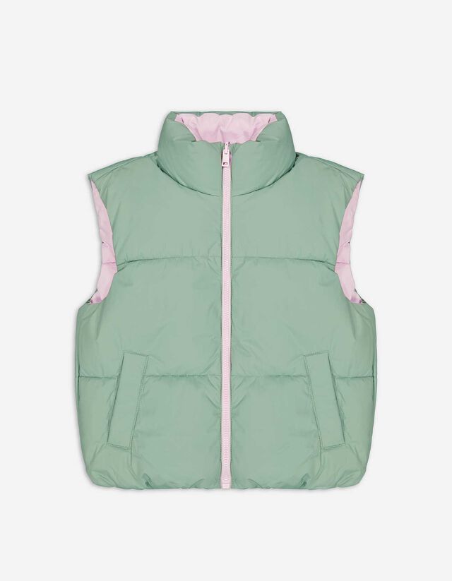 Bodywarmer - Omkeerbaar - turkoois