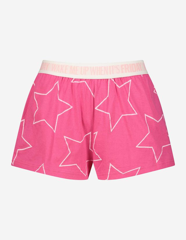 Damen Pyjama-Shorts - Sterne-Muster      