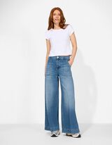 Jeans - Wide Fit - blau