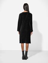 Jurk - Fluweel - zwart