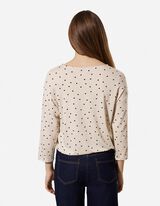 Shirt - Knotendetail - Beige