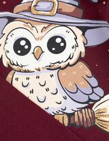 Hosszú ujjú felső - Elülső nyomtatás - sotetlila