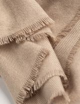 Schal - einfarbig - beige