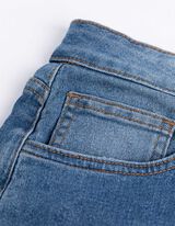 Kratke traperice - High Waist - plava