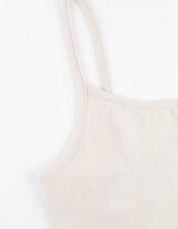 A-vonalú ruha - Spagettipántos - bézs