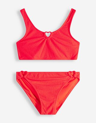 Set van bikinitop en bikinibroekje - lichtrood