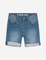 Denim short - Verstelbare zoom - lichtblauw