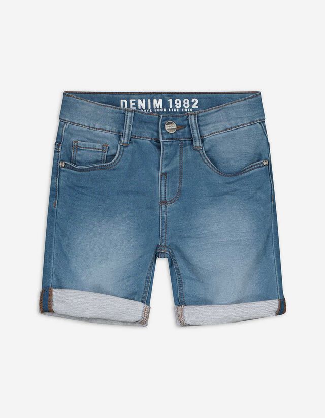 Denim short - Verstelbare zoom - lichtblauw