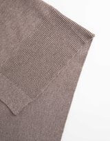 Ilgas kardiganas - Viskozės mišinys - rudas