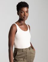 Ujjatlan felső - Sztreccs - feher