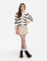 Vest - Grof breisel - wit