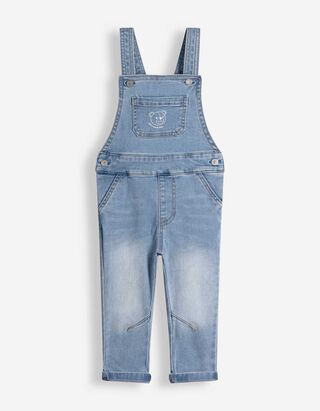 Nohavice s n&aacute;prsenkou - svetlomodr&yacute; denim - Svetlo modr&aacute;